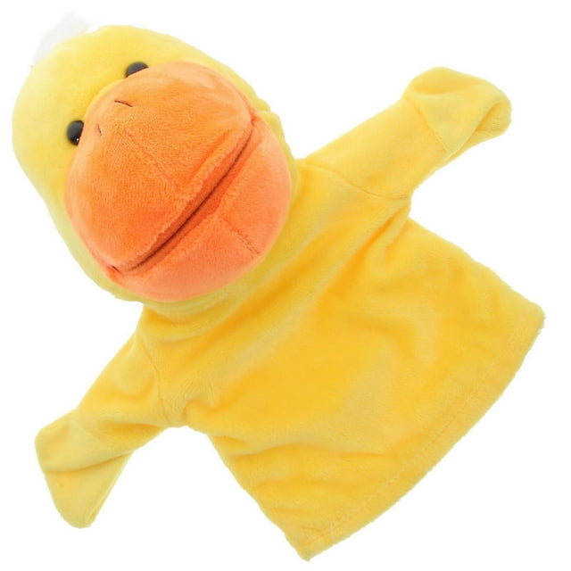 Educational Toy Duck Shaped Hand Doll for Baby Pacifying Story Telling