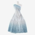 thumbnail image 2 of Zelouf Rose Ombre Glitter Lace , Sewing, DIY, Crafts Fabric by the Yard, Sage/seafoam, 7 Yard, 2 of 2