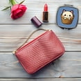 thumbnail image 5 of Cat Cute Chibi in Basket Travel Makeup Handbag Purse Small Pocket Compact Mirror, 5 of 7