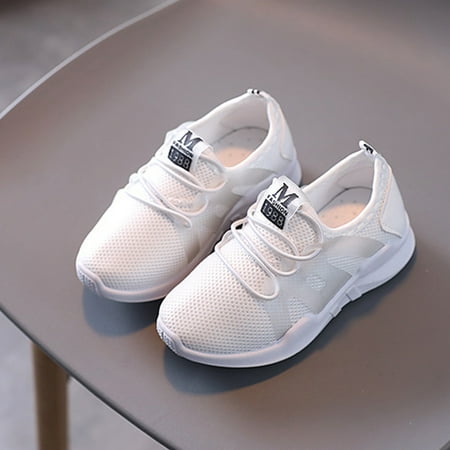 

YOHOME Kid Baby Boys Girls Letter Sport Running Breathable Mesh Sneaker Casual