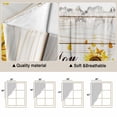 thumbnail image 5 of Sunflower Swag Curtains for Kitchen/Bedroom/Living Room, Vintage Botanical Scalloped Curtains 63 Inch Long, Rod Pocket Window Swag Topper Curtains Valances 2 Panels Set 36"x63", 5 of 8