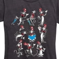thumbnail image 3 of Dr. Seuss - Cat in Hat Grid - Women's Short Sleeve Graphic T-Shirt, 3 of 6
