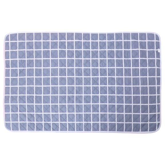 LAMIRO Non-slip Washable Large Bed Pad Waterproof Absorbent Bed Wetting Protection Pad For Adults Reusable Plaid Mattress Protector Pad