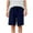 Navy, variant on CHGBMOK Shorts Men Solid Color Home Dress Breathable Shorts Pockets Cropped Pants Sizes L-5XL