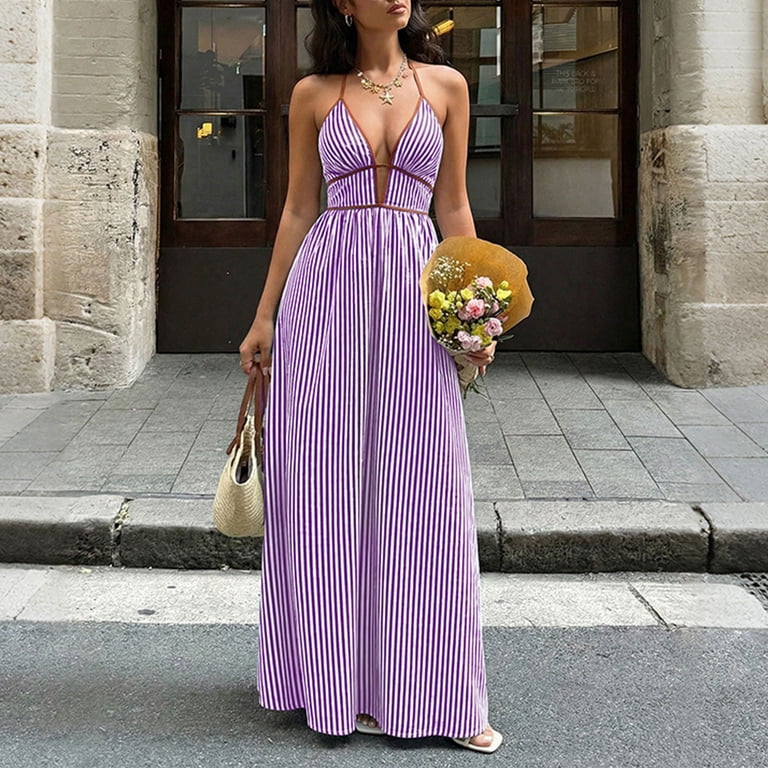 flowy halter maxi dress Judith back waist create a flattering silhouette thats both comfortable and chic Express Women's Floral Chiffon Halter