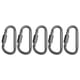 thumbnail image 1 of Mosquetón con hebilla plana en forma de D, Espiral de bloqueo en forma de D para acampar Mosquetón en forma de D Mosquetón con bloqueo en espiral Calidad en la que puede confiar, 1 of 8