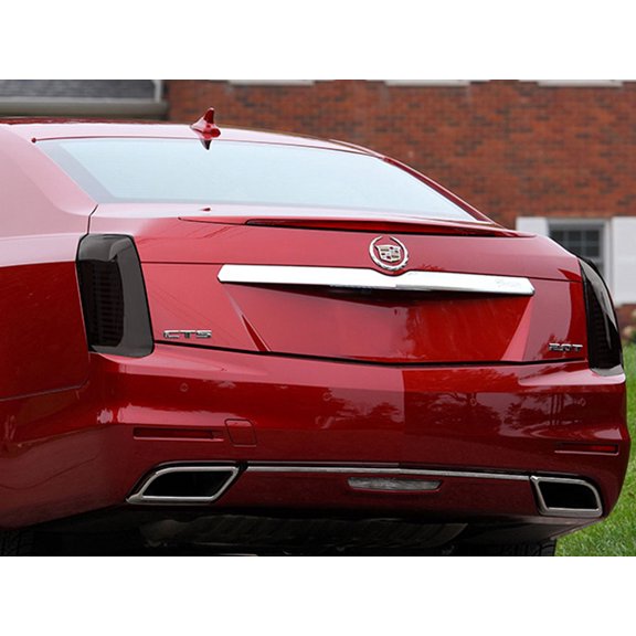 Rvinyl Tail Light Tint Covers Compatible with Cadillac CTS 2008-2013 (Sedan) - Matte Smoke