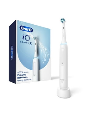 Oral-B iO Series 3 Electric Toothbrush with (1) Brush Heads Rechargeable, White