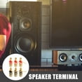 ITSELFER 6pcs Speaker Binding Post Banana Jack Amplifier Loudspeaker Banana Jack Socket