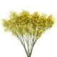 thumbnail image 1 of Uxcell 25Pcs Flores Artificiales Falsas a Granel, Ramo de Flores de PU con Tallos, Amarillo, 1 of 6