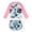 Pink, variant on Usaibhir Girls Rash Guard Swimsuit Scales Print Shirt with Shorts for Sports Girls Swimsuits Size 3-10Y