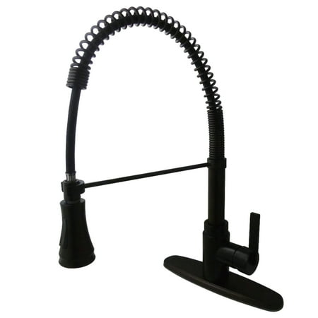 Gourmetier GSY8875CTL Continental Single-Handle Deck-Mount Pre-Rinse Kitchen Faucet Oil Rubbed Bronze