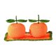 thumbnail image 4 of Adorno Para Salpicadero De Coche, Naranjas Tejidas A Mano, Feng Shui, Para Dormitorio, Multiusos Macarena Naranja simulada, 4 of 8