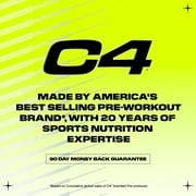 C4 Sport Ripped Pre-Workout Powder, Arctic Snow Cone, 20 Servings