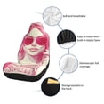 thumbnail image 6 of Cauagu Ace Of Diamonds Lady Print Car Seat Covers,Universal Automotive Seat Covers Car Seat Protectors Easy to Install Car Cover Car Accessories Auto rucks Van & SUV-1, 6 of 9