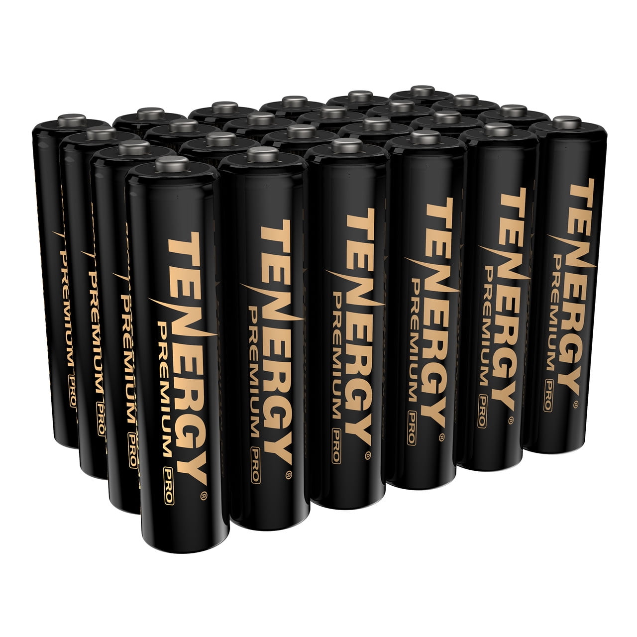 Tenergy Premium PRO Rechargeable AAA Batteries, High Capacity Low Self-Discharge 1100mAh NiMH AAA Battery, 24 Pack