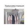 thumbnail image 4 of LivelyLodge White Wood Wardrobe Closet Armoire for Bedroom 2 Hanging Rod & 2 Drawers home storage & Organization, 4 of 4