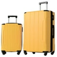 thumbnail image 3 of Hardshell Luggage Sets 3 Pcs Spinner Suitcase with TSA Lock Lightweight 20''24''28'', 3 of 12