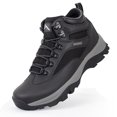 thumbnail image 6 of Waterproof Hiking Boots for Men Lightweight Ankle High Lace Up Outdoor Trail Walking Shoes Padded Collar Comfort Non Slip Outsole, 6 of 8