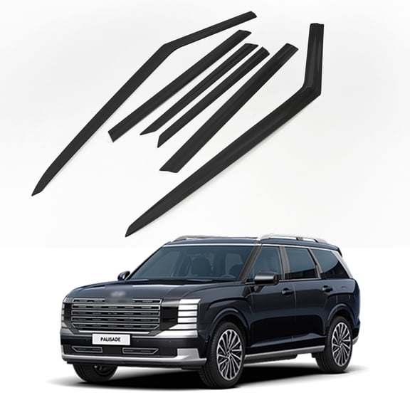 Autoclover Smoke Window Visors 6pcs compatible with 2026 Palisade