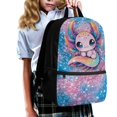 thumbnail image 2 of Jeiento Axolotl 17 Inch School Backpack Set of 5 Lightweight Breathable Girls School Bag with Lunch Bag, Pencil Case and Bookmarks Cute Kids Backpack for 9-12 Years Old, 2 of 8