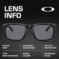 thumbnail image 4 of Oakley OO9102 Holbrook Square Shaped Non-Polarized Sunglasses for Men - Includes Official Eyewear Kit - Matte Black Frame with Grey Lens, 4 of 6