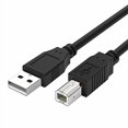 thumbnail image 1 of Cable MIDI USB B compatible con M-Audio Oxygen 25/Keystation 49 MK3/61 MK3/88 MK3/Mini 32 MK3, Native Instruments Maschine Mikro Mk3, teclado controlador Komplete Kontrol M32 A61, 1 of 4