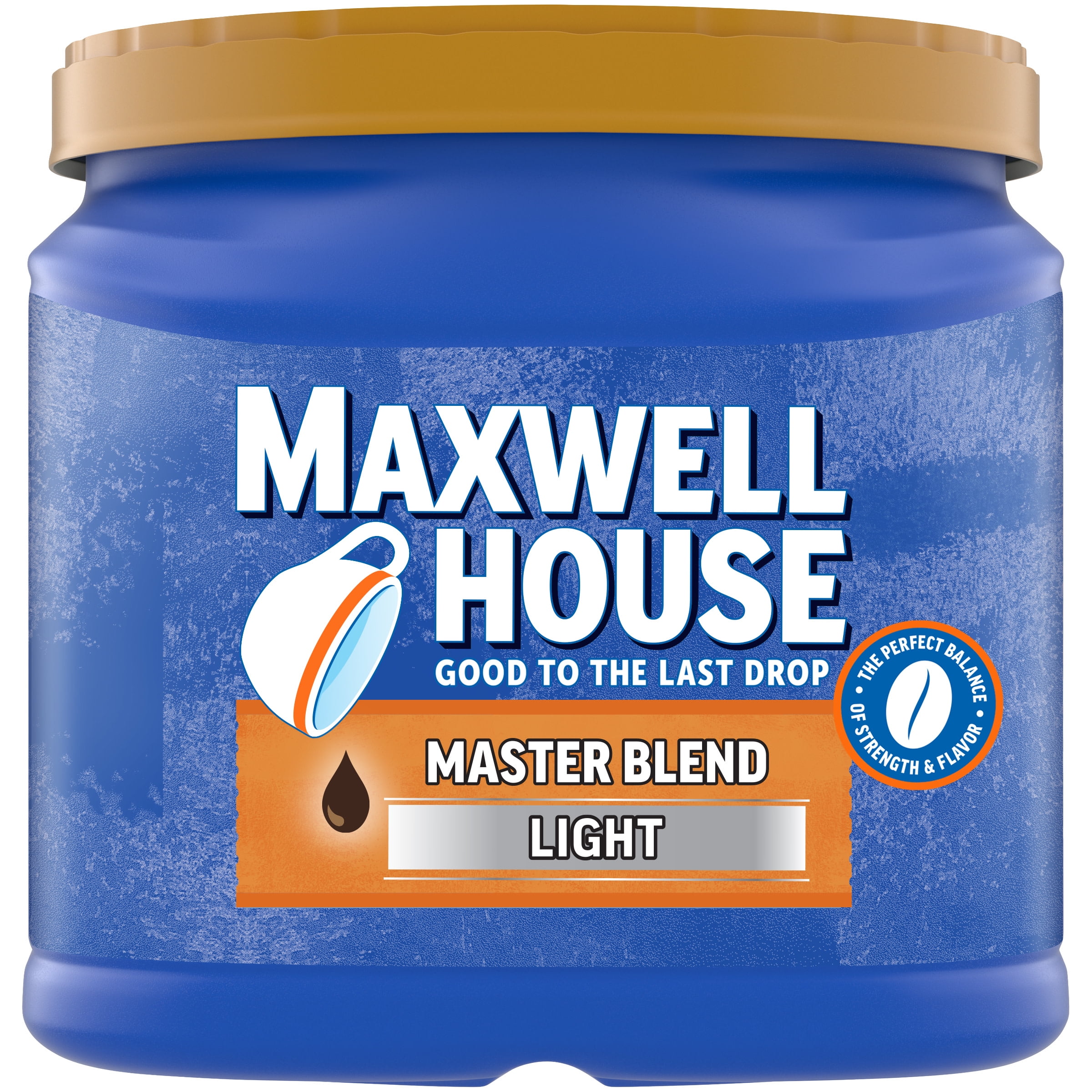 Maxwell House Master Blend Light Roast Ground Coffee, 26.8 oz. Canister
