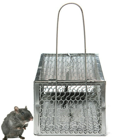 Meigar High Sensitive Automatic Mousetrap Humane Live Cage Trap Catch and Release ,Rat Repellent Mouse Board Trap Game Rat Traps and PoisonCatches Rats, Mice, Hamsters, (Best Way To Catch A Mole)