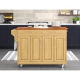 thumbnail image 2 of Hawthorne Collections Asian Hardwoods Kitchen Cart in Natural/Oak, 2 of 7