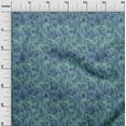 thumbnail image 2 of oneOone Viscose Chiffon Teal Blue Fabric Batik Sewing Material Print Fabric By The Yard 42 Inch Wide, 2 of 4