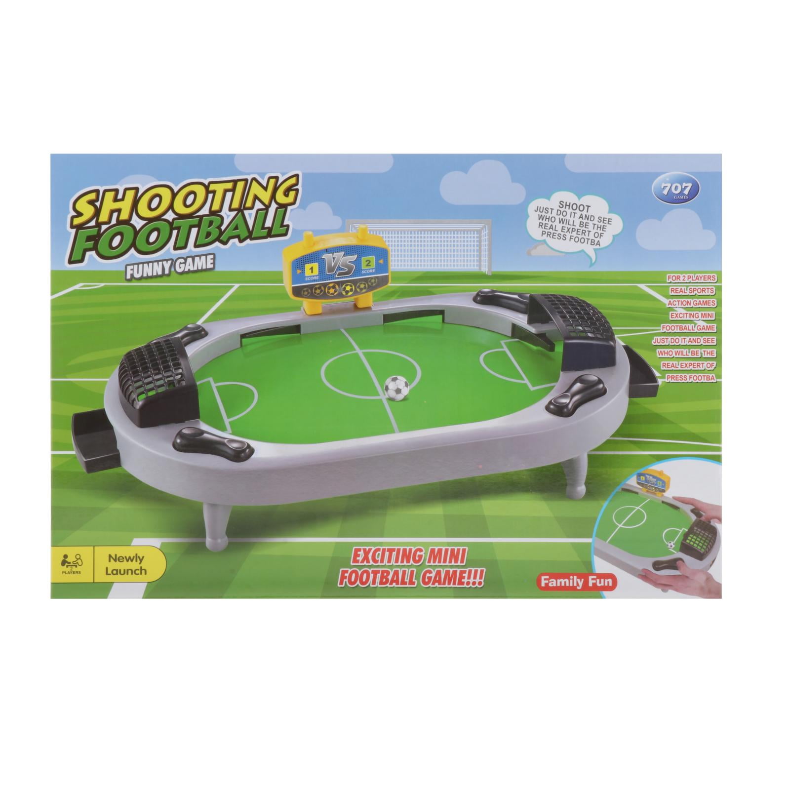 QccHieUs MagiDeal Mini Football Interactive Table Soccer Game Portable Desktop Sport Game