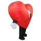 thumbnail image 4 of Este disfraz inflable en forma de corazón presenta un diseño humorístico, lo que lo hace... Ojos sencillos, 4 of 9