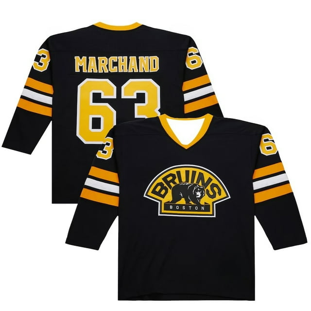 Hockey Jersey - Black with Gold Accents Stylized Native Head Logo Camo-Inspired Pattern Unique Design 3d HD Prints