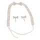 thumbnail image 1 of Conjunto de pendientes y collar conjunto de joyería galvanizado para mujer estilo Bowknot para boda ANGGREK Otros, 1 of 8