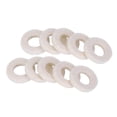 thumbnail image 2 of 10x Kits de mantenimiento de accesorios de almohadillas de fieltro para arandelas de repuesto profesionales Blanco, 2 of 9