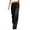 Black#1, variant on Drovellove Women's Satin Wide Leg Pants with Pockets - High Waisted Drawstring Flowy Silk Trousers for Office, Date Night, or Vacation