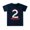 AB151 Navy, variant on Bainana Boy'S Short Sleeve T Shirts Number Two Print Regular Fit Tops Big Kids Birthday Tees