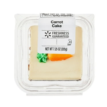 Freshness Guaranteed Carrot Cake Square, Cream Cheese Frosting, 7.25oz (Refrigerated Cakes)