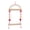 6, variant on Bird Swing Chew Toy Natural Perch with Multi Color Wooden Beads Bells for Small Birds Parrots
