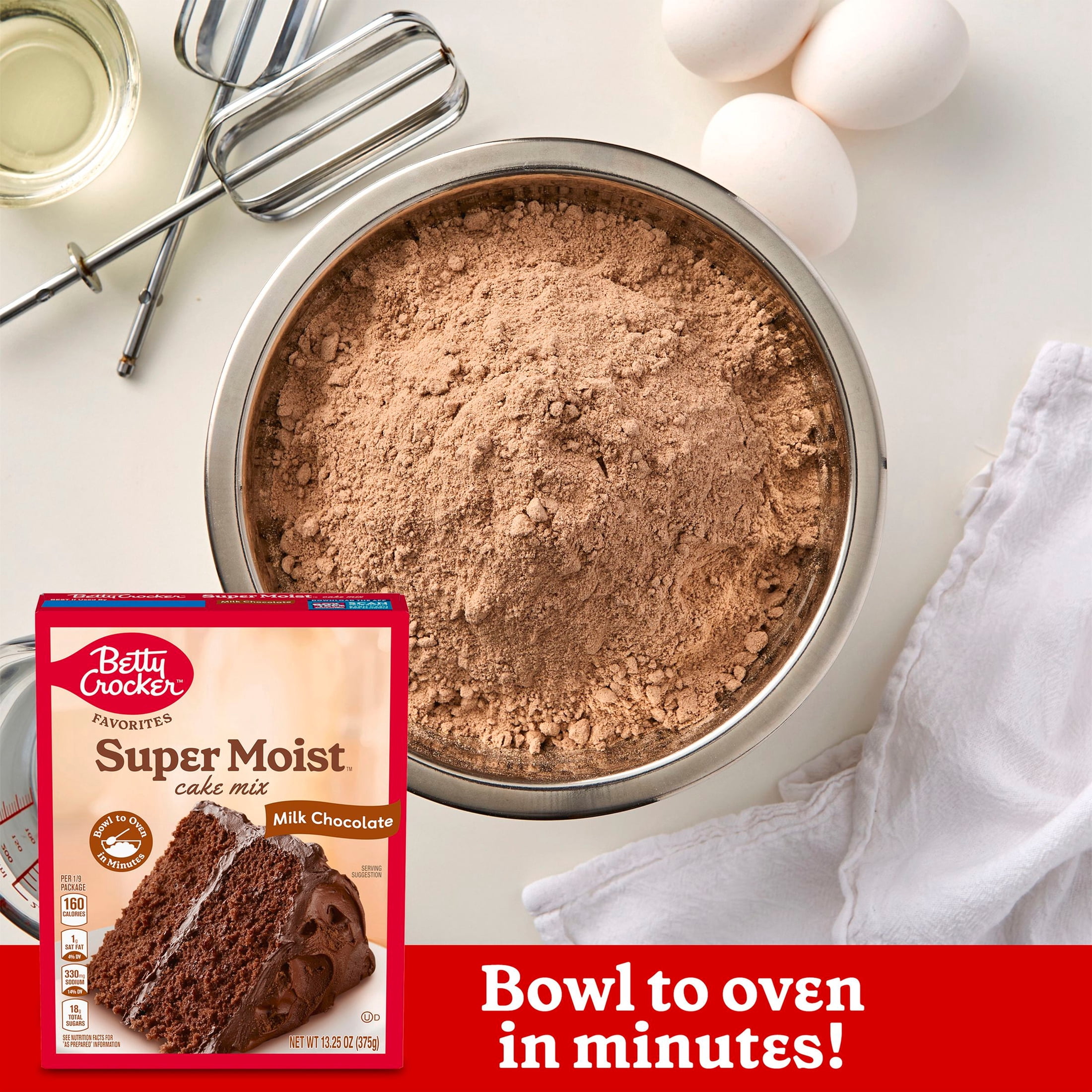 Betty Crocker Favorites Super Moist, Milk Chocolate, Cake Mix, 13.25 oz