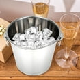 thumbnail image 5 of unbranded Portable Ice Container Household Wine Bucket Steel Bucket KTV Accessory, 5 of 8