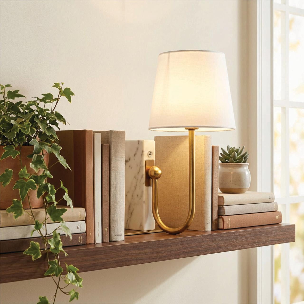 Home Decor Collection Marble Sconce Light Bookend
