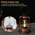 thumbnail image 3 of LINLIN Vintage Solar Lantern Outdoor, Portable Retro Solar Kerosene Lamp Lantern Horse Lamp Umbrella Candle Flame Effect Hanging Wall Light for Camping Garden Courtyard Deck Yard Path Decor, 3 of 9