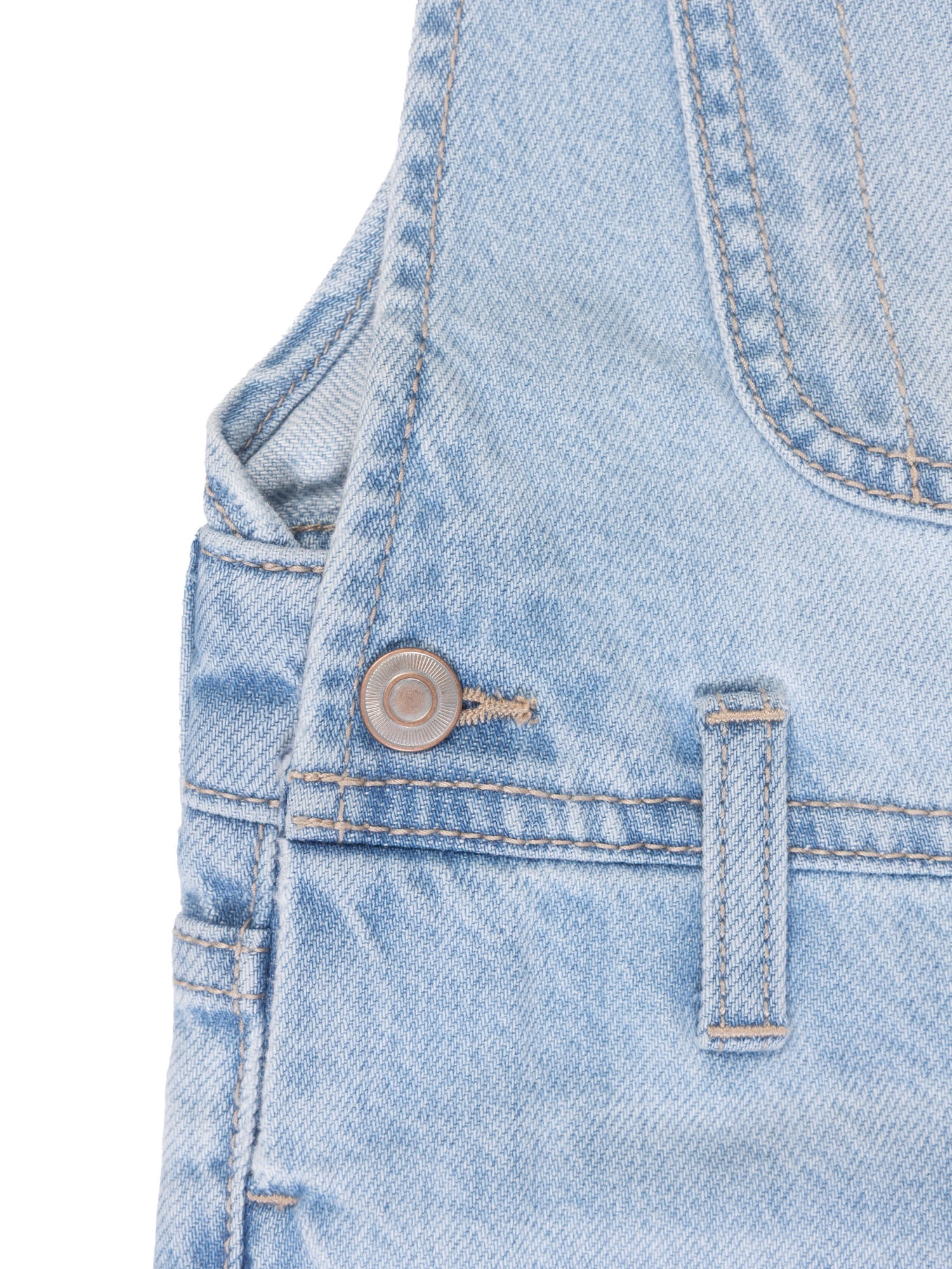 Wonder Nation Girls Denim Overall, Sizes 4-18
