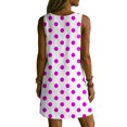 thumbnail image 7 of Yertdoel Summer Dresses for Women 2026 Fashion Printed V Neck Sleeveless Midi Dress with Pockets Beach Cozy Casual Sundress, 7 of 7