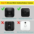 thumbnail image 2 of (3 Pack) CaseBot Silicone Skin, Premium Silicone UV Weather Resistant Protective and Camouflaged Blink Case Cover with Hat Brim, Black, 2 of 7
