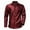 Burgundy, variant on IROINNID Button Up Shirts for Men Solid Long Sleeve Turndown Patchwork Button T-Shirt Tops Blouse,Black