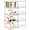 8, variant on 4 Pack Stackable Makeup Organizer, 4.4'' Tall Acrylic Bathroom Makeup Organizer and Storage Drawer with Pull-out Handle, Clear Plastic Storage Bins for Vanity,Pantry,Desk,Undersink,Kitchen