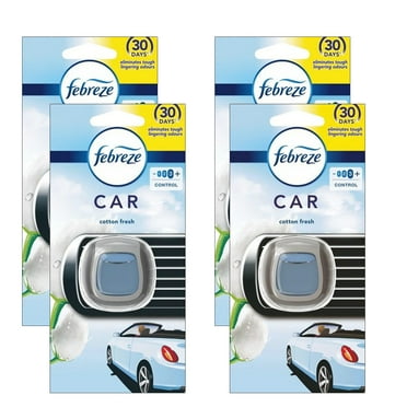 Febreze Vent Clip, Cotton Fresh, 4 Pack